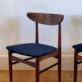 Paire de chaises scandinaves vintage en palilssandre Skovby